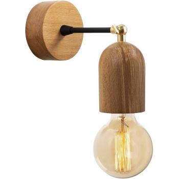 Aplique de pared WELLHOME, Estructura de madera Color Natural