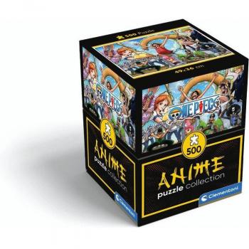 Puzzle Cubo One Piece 500 Piezas Edición Especial Clementoni para Adultos (35136)