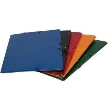 CARPETA CARTON COMPACTO GOFRADO Nº 8.FOLIO GOMA SOLAPA ROJO MARIOLA 5285RO