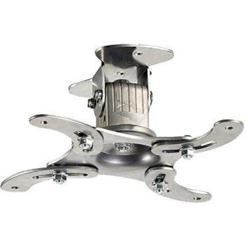 König KNM-PM11 - Soporte de Techo para proyector, Color Plata