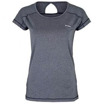Columbia Camiseta para Mujer Peak To Point, Mujer, Camiseta para Mujer, 1732801, Nocturnal, Extra-Large