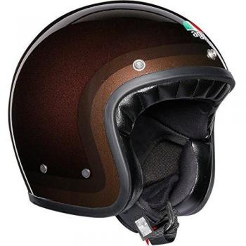 AGV X70 Trofeo Marron Motocicleta Casco Tamano 57cm