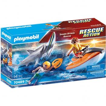 PLAYMOBIL Shark Attack and Rescue Boat