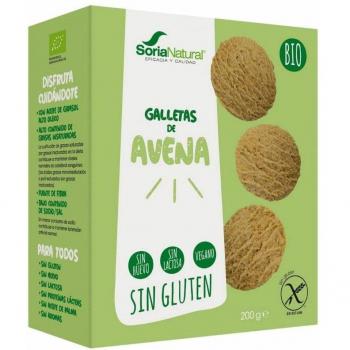Galletas de Avena con Quinoa y Aronia Sin Gluten Orgánicas 200g Soria Natural