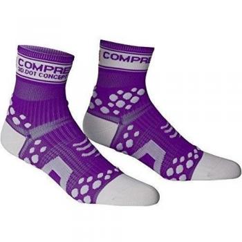 Compressport Run Fluo - Calcetín de running unisex, color naranja, talla 3
