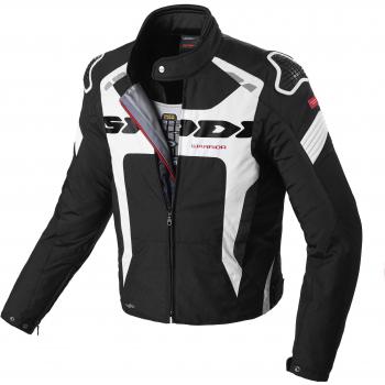 SPIDI D206-011- M Warrior H2Out Chaqueta, Negro/Blanco, Mediano