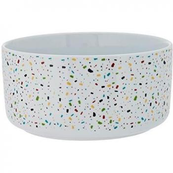 VERSA Ensaladera Vivid Terrazzo Bowl Acampada y senderismo Unisex Adulto, Compuesto