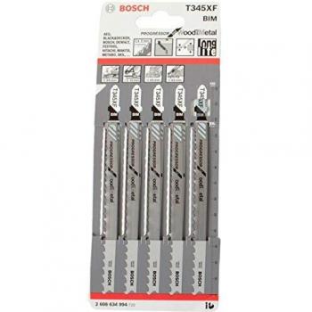 Bosch Professional 2608634994 Progressor Jigsaw Blade Wood and Metal, Pack of 5