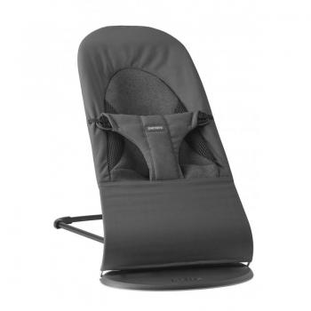 Hamaca Balance Soft BabyBjörn Tejido Woven / Jersey Tri Gris oscuro