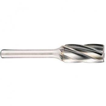 Metabo 628375000 628375000-Fresa para Tratar el aluminiio Cilindro dentado Aluminio 12,7 x 70 mm Longitud Trabajo 25 mm vástago de 6 mm, 0 V, Negro, Normal