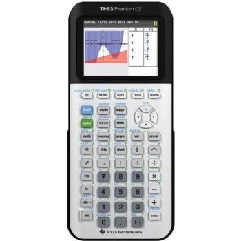 Texas Instruments TI-83 - Calculadora científica, color blanco y negro
