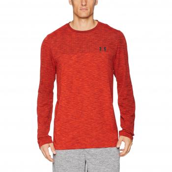 Under Armour Vanish Seamless LS Camiseta de Manga Larga, Hombre, Rojo
