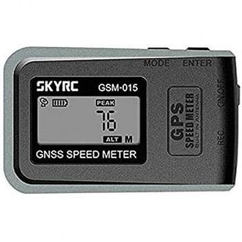 Medidor de Velocidad GPS y GNSS SkyRC GSM-015 Universal para Drones, Color Negro