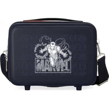 Neceser Infantil Rígido ABS Disney Marvel Iron Man con Capacidad de 9L Adaptable Azul
