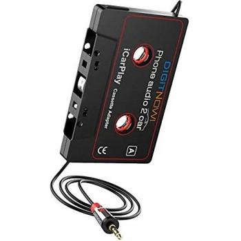DIGITNOW! Adaptador de Cassette para Coche aux en iPods, teléfonos inteligentes, reproductores de MP3 o walkman