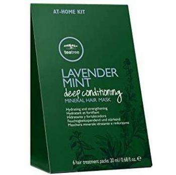 Mascarilla Capilar Hidratante y Fortalecedora Tea Tree Lavanda Menta Paul Mitchell - Set de 6 Piezas (120 ml) Sin Parabenos