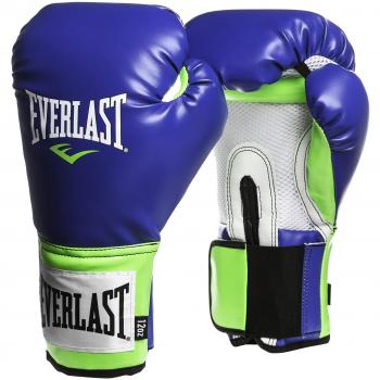 Everlast Pro Style Training Guantes, Hombre, Azul/Verde, 39,8 Cl