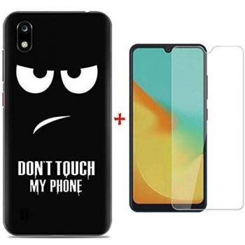para ZTE Blade A7 2019 Funda con Cristal Templado,TPU Silicon Carcasa+9H Protector Pantalla de ZTE Blade A7 2019
