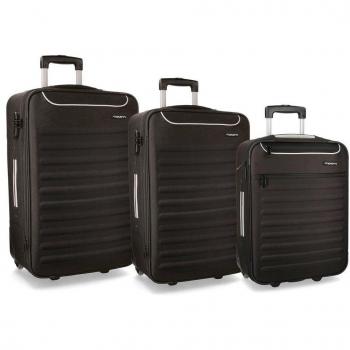 Movom Nairobi Juego de Maletas, 75 cm, 173 litros, Negro