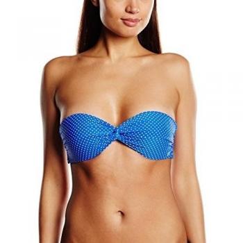 Billabong Bikinioberteil SOL Searcher Twisted - Parte de arriba de bikini para mujer, color azul / blanco