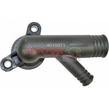 Soporte de termostato METZGER 4010071, brida de refrigerante, compatible con sistemas de refrigeración automotriz, fabricado en materiales duraderos para una larga vida útil y resistencia a altas temperaturas