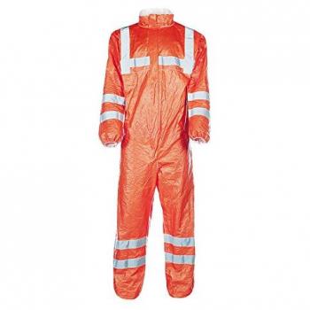 Traje Desechable Tyvek 500 HV Alta Visibilidad Naranja Talla XL