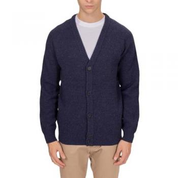 Timberland Unisex Phillips Brook Raglan Sleeve Cardigan in Dark Blue, Size XL