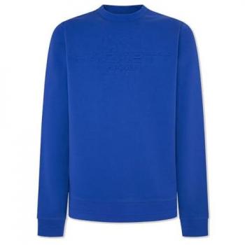Sudadera hombre Hackett Embossed azul intenso, talla S