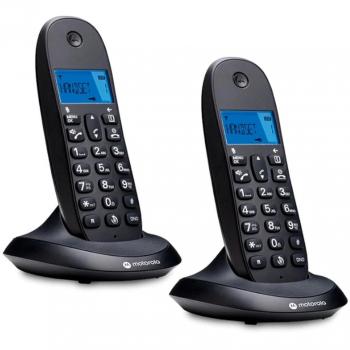 Teléfono Inalámbrico DECT Motorola C1002CB+ Duo Negro
