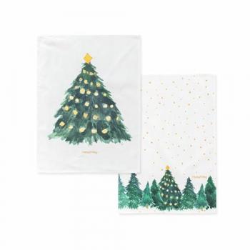 Paño de Cocina Happyfriday Sapin 2 Unidades 70x50 cm 100% Algodón Calidad 200 g/m² Fabricado en España