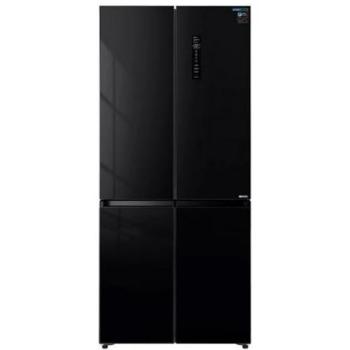 Frigorífico Americano Infiniton AMCB-580CD90NEC, 456L, Total No Frost, 4 Puertas, Clase E, Cristal Negro, 190 cm