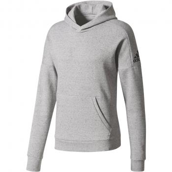 adidas BQ9691, Sudadera con capucha para hombre, Gris, S