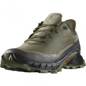 Zapatilla Salomon Alphacross 5 Gore-Tex para Hombre Color Verde Talla 42