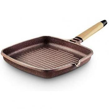 Castey - Grill Inducción Terracota Mango Cedro 27X27 cm