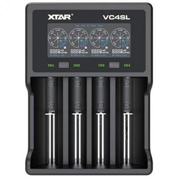 XTAR VC4SL Smart USB C Battery Charger for Li-ion / Ni-MH / Ni-CD 18650 with QC3.0 Fast Charge
