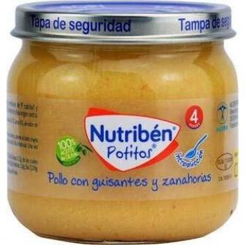12 NUTRIBEN POLLO GUISANTES ZANAHORIAS 120