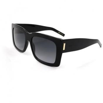 Hugo Boss Rectangle Sunglasses 1454/S Black Dark Grey Gradient One Size