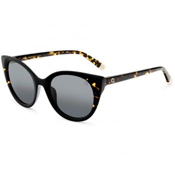 Etnia Barcelona Port Vell Polarized Women's Sunglasses Black Size 53