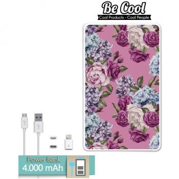 Becool® - Batería Externa Power Bank 4000 mah + Gratis 1 cable USB-MicroUsb