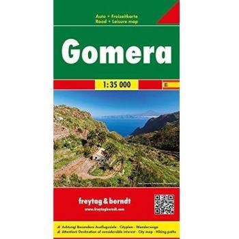La Gomera, mapa de carreteras. Escala 1: 35.000. Freytag & Berndt.: Toeristische wegenkaart 1:35 000: AK 0530 - Aa.vv