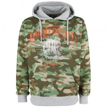 Rock Rebel by EMP Bodies Sudadera Capucha con Cremallera Camuflaje L