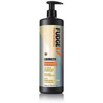 Fudge Professional Luminizer Fortalecimiento y Suavización Acondicionador Salón Tamaño bomba botella 1000 ml
