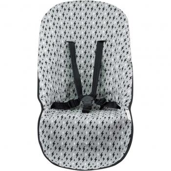 Colchoneta Jyoko para Silla Bugaboo Cameleon 2 - Comodidad y Protección Garantizadas, Compatible con Bugaboo Cameleon 2, Color Negro Rayo