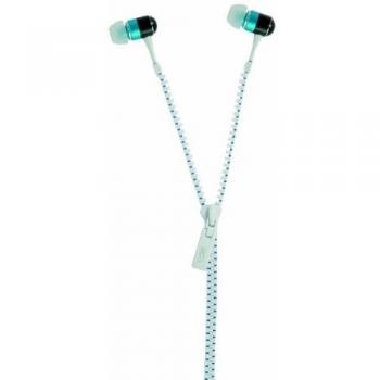 Hi-Fun HFHIZIP - Auriculares, colores blanco y azul