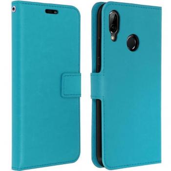 Funda Cartera Vintage Turquesa para Huawei P20 Lite