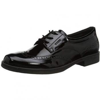 Geox Agata Black Girls' Derby Shoes