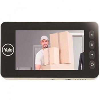Yale DDV 5800 Digital Door Viewer with LCD Display, 4.3 Screen, Photo/Video Recording, Integrated Doorbell, 110° Viewing Angle