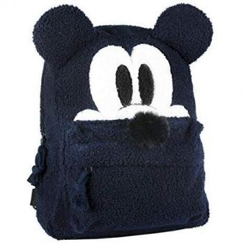 Cerdá Mochila Casual Moda Pelo Mickey, Azul, 34 cm