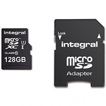 Integral Ultima Pro 128 GB tarjeta de memoria Micro SDXC Class 10 con adaptador
