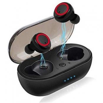 Aclouddatee Auriculares inalámbricos Bluetooth Inalámbricos Inalámbricos Inalámbricos Inalámbricos Deportivos Auriculares Bluetooth 5.0 Auriculares con Cancelación de Ruido, Control Táctil-3